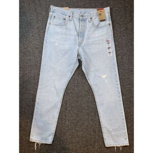 NEW Levi's Womens Premium 501 Skinny High Rise Blue Jeans Button Fly Sz 32x28